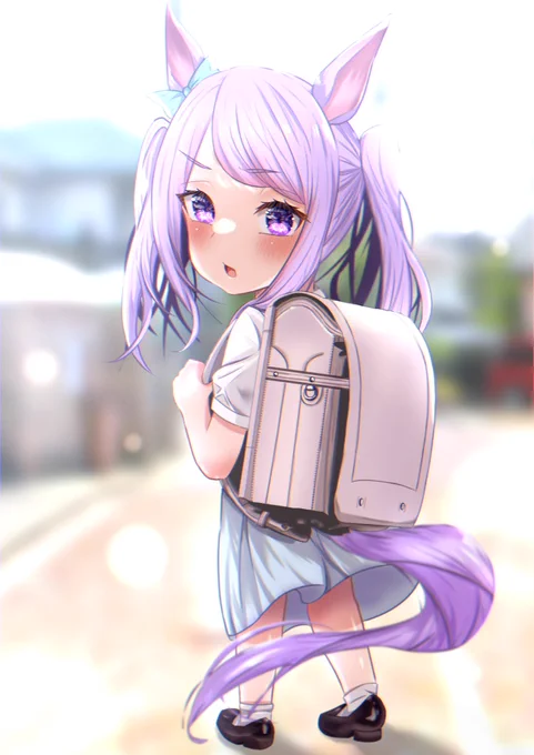 はじめての登校🚸🏫☀️

「ひとりで行けますわ…」

#ウマ娘 #メジロマックイーン 