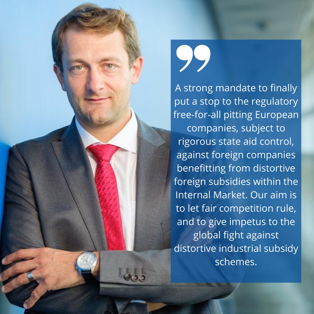 🥳🙏<a href="/europarl_EN/">European Parliament</a> endorses my report on distortive foreign subsidies with an overwhelming majority (627+/8-/11o), paving the way for a swift start of trilogues 👉 europarl.europa.eu/news/en/press-…