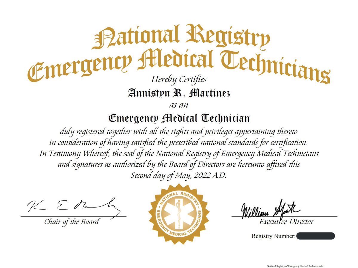 annistynrenee's tweet photo. bro… HAHA I DID IT #emtcertified https://t.co/5jPWxIC7eK
