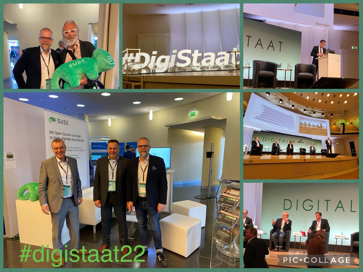 SUSE_DACH's tweet photo. Vielen Dank für die interessanten Gespräche auf dem @SUSE Stand, das abwechlungsreiche Programm, die informativen Fachforen und die tolle Organisation! Wir wünschen allen einen guten Heimweg und bis zum nächsten Jahr!
#SUSE #digistaat #digistaat22 @Digitaler_Staat https://t.co/OWvO7qC5zv
