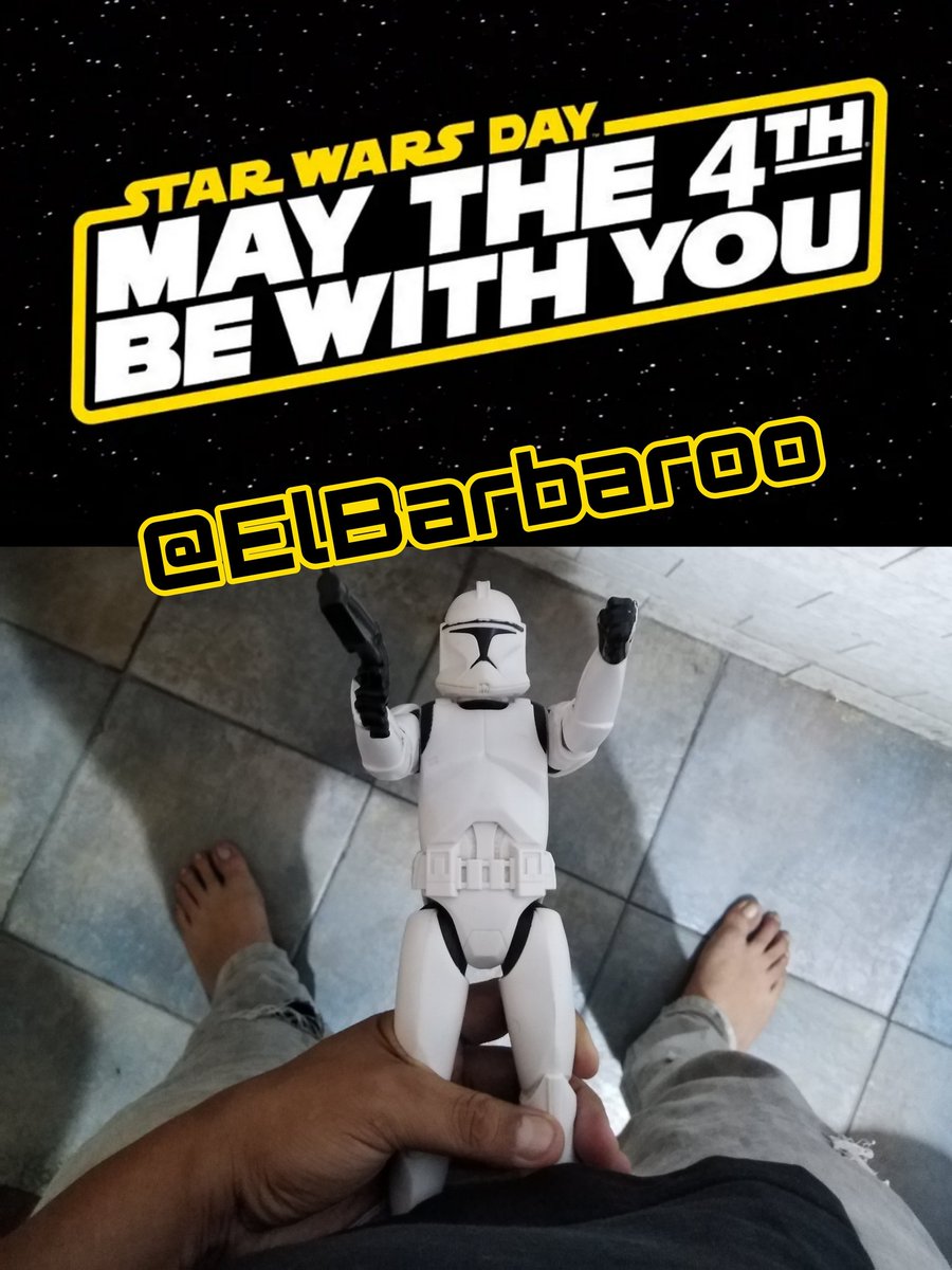 Hoy me desperté como un soldado imperial 😎

Quien quiere que mi fuerza la acompañe? 😏

May the 4th be with You!

#4mayo #bono 
#diadestarwars #starwars #maythe4thbewithyou #starwarsfan
#StarWarsDay #BuenosDiasATodos
#FelizMiercoles #tubarbaro 🔥