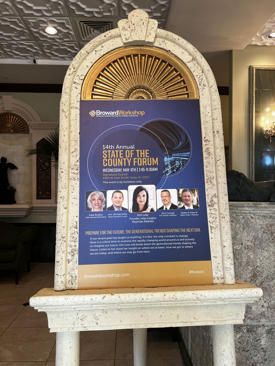 TravelHostFTL's tweet photo. 14th Annual State of the County Forum @Michaeludine @GFLTourism @BrowardArts @visitlauderdale @browardinfo https://t.co/UjbI6MDeYX