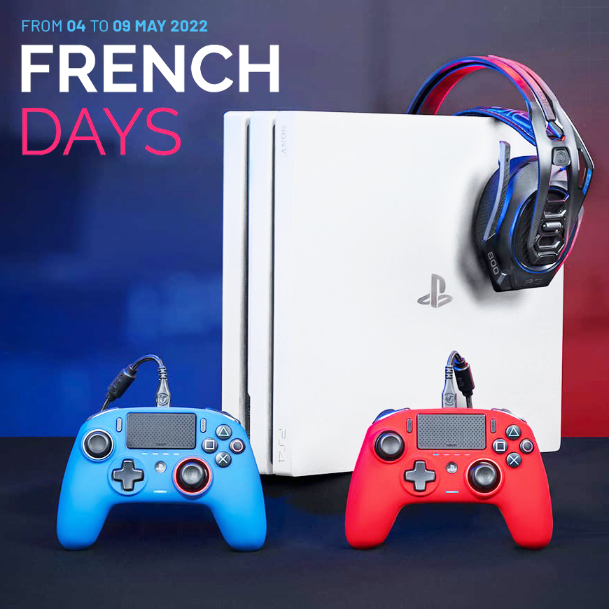 Nacon's tweet photo. A great start for the #FrenchDays! 🤯 Need to upgrade your gaming setup without breaking the bank? Find all our #promos on our website! 👉 https://t.co/NB5QQAZEAM 😍

#FrenchDaysNacon #RevolutionX #RUPCCamo #RPC3 #MGX #MGXPRO #PROCompact #RIG800 #RIG700 #Discount https://t.co/8Xtml8Kqd0