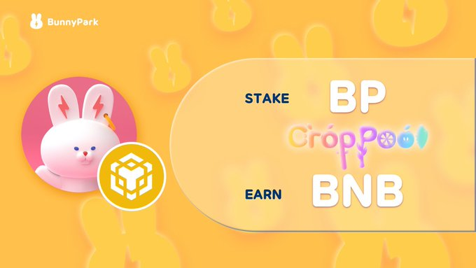 FLS_News_1's tweet photo. 🐰 @BunnyPark_BSC #CropPool is Now Live!
✅Stake $BP
✅Earn $BNB
✅With Current High APR%
⬇️Stake Here:
https://t.co/YhJqkUoM3j
#FLS https://t.co/9KmKerqX39
