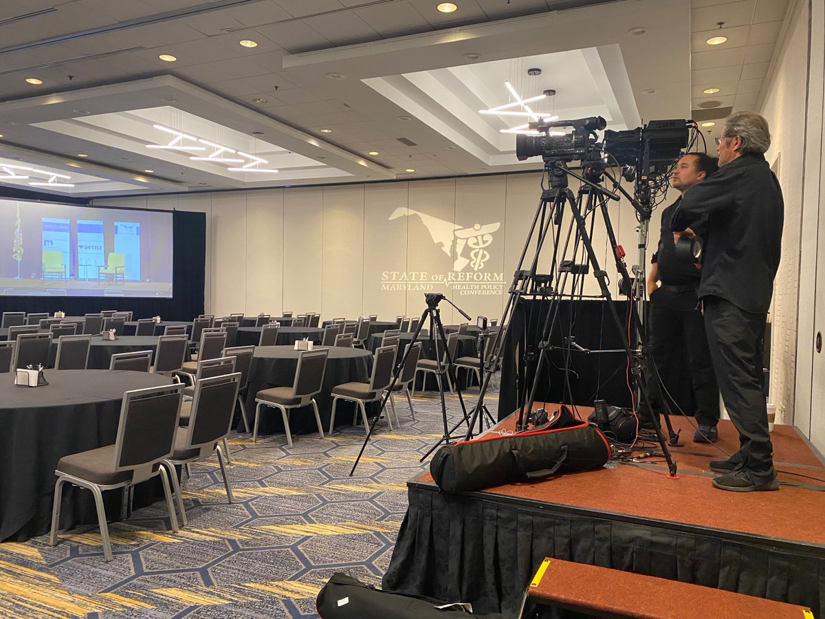 StateofReform's tweet image. Our #Maryland conference is starting soon! 

Here's a "behind the scenes" glimpse as we get ready for today's event. 
@mhaonline @Aetna @BeaconHealthOpt 
#MDleg #StateofReform