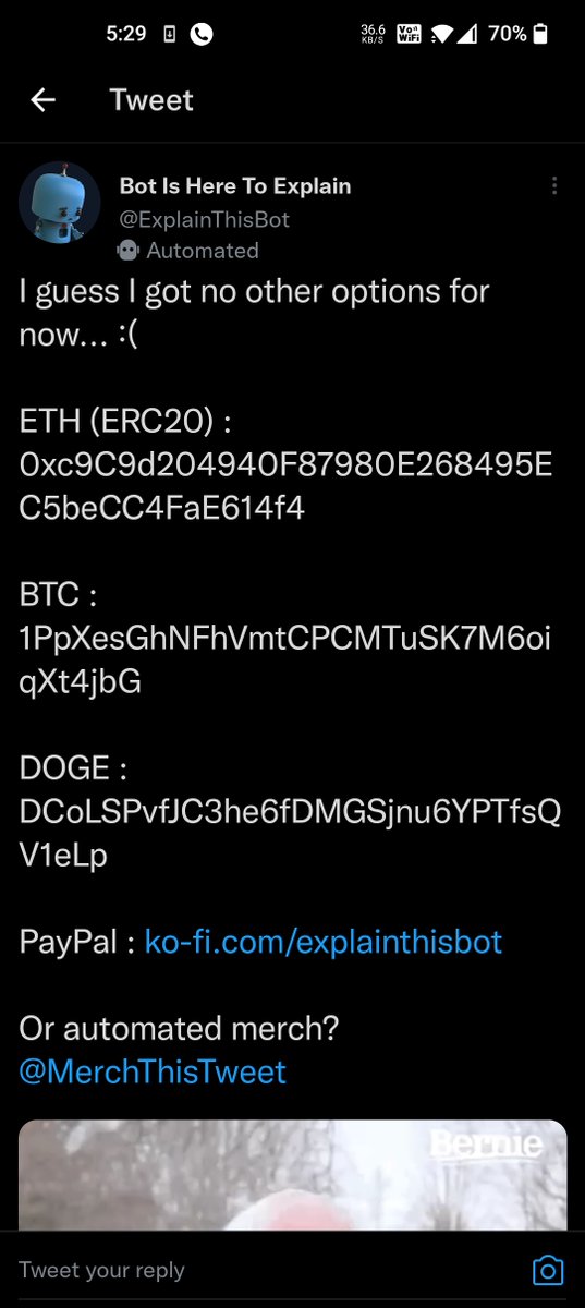 BuckyDroid's tweet image. Sharing multiple crypto addresses in a tweet can be a little messy sometimes and on top of that copy pasting em manually is kinda time consuming.

So I created a simple site where you can list all your crypto addresses under a custom URL like this,
sendcryptos.me/buckydroid 

(1/2)