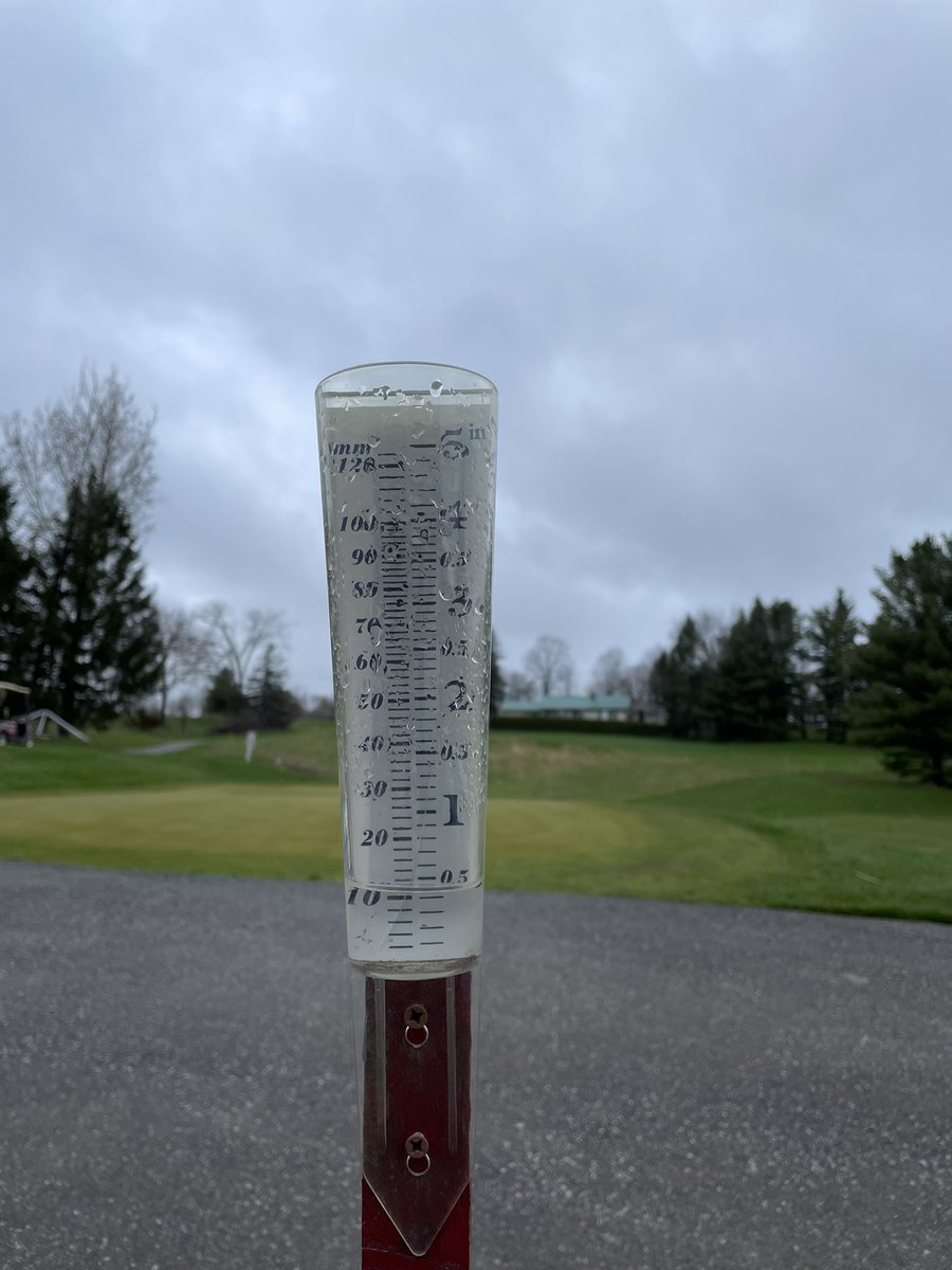 1/2 inch rain last night- course is wet but open and carts are going out! Cart path white line only.