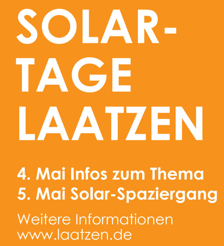 enercity_Fonds's tweet photo. Es ist soweit! Nicht verpassen, die #Solartage in #Laatzen☀️
#SONNENENERGIENUTZUNG🏡auf Laatzens Dächern
4. Mai, 18:00 Uhr
Mensa der Albert-Einstein-Schule, Wülferoder Str.46
#SOLARSPAZIERGANG🚶♀️
5. Mai, 17:00 - 19:00 Uhr
Haupteingang des #aquaLaatzium, Hildesheimer Str. 118 https://t.co/IPqex3x2Ug