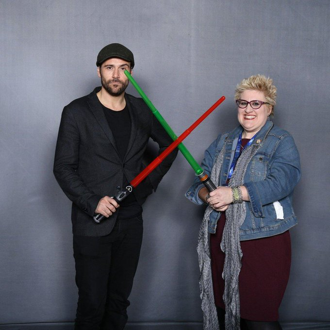 KimMerville's tweet photo. #WaybackWednesday
Back to that time when I almost took out #LegendsOfTomorrow's #Constantine, Matt Ryan's eye with a lightsaber at #HVFFAtlanta!π€¦ββοΈπ³ππ
#JediKnightFailure #EpicJediFail #MayThe4thBeWithYou #MayTheForceBeWithYou #Maythe4th #StarWarsDay #StarWars #StarWarsDay2022 https://t.co/UXfWPCNXKg