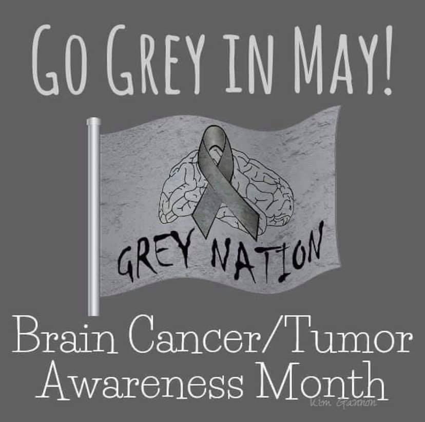 For Melbi. ❤️ #BrainTumorAwarenessMonth #braintumorawareness #gogreyinmay