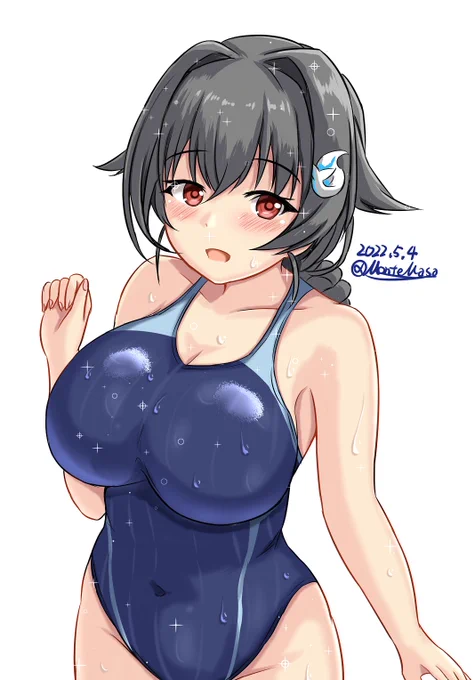 迅鯨さん
#艦これ版深夜の真剣お絵描き60分一本勝負
#艦これ版真剣お絵描き60分一本勝負_20220504
#迅鯨 #迅鯨進水日 