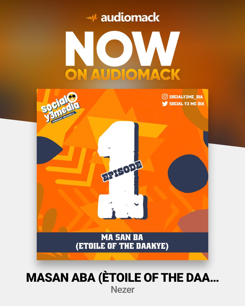 Socialy3media's tweet photo. N’3llo Framily, your most captivating Podcast is back with the season 2! 

Tap on the link below 👇 

https://t.co/P5Ra8oi2Kz 

Kindly download, listen, subscribe and share if  you like this Pod.

Rate us 5 star on Apple Podcast and don’t forget to leave a review.
#socialy3media https://t.co/8YbNkURe5C