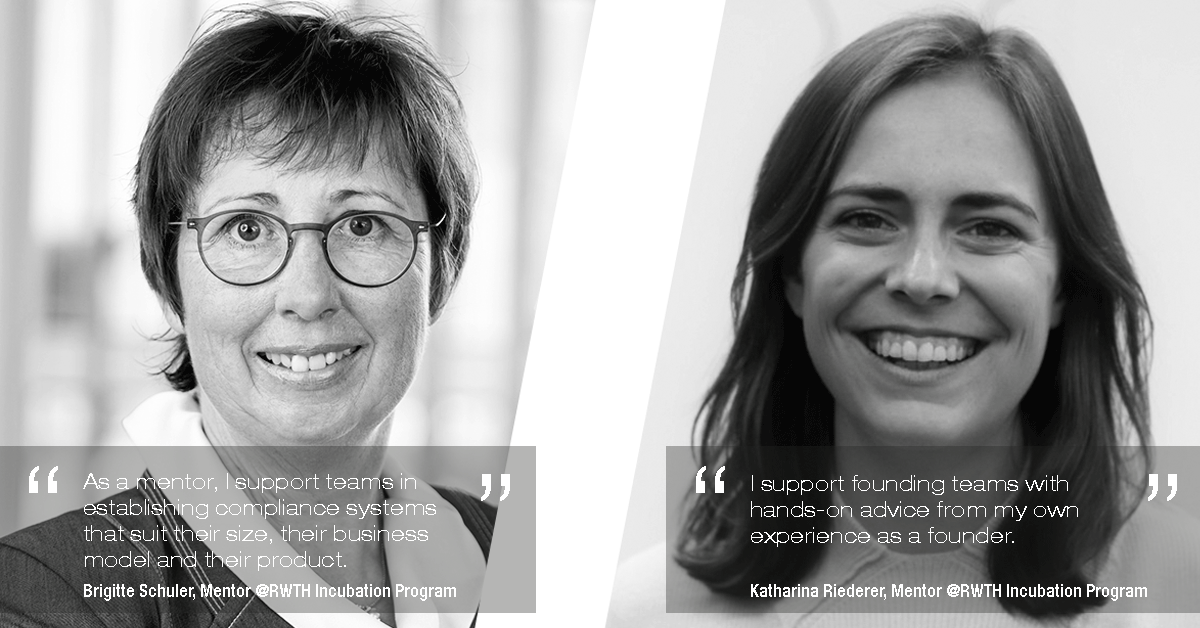RWTHInnovation's tweet photo. Meet our #mentors: Katharina Riederer &amp; Brigitte Schuler on the #RWTHIncubationProgram | Do you and your team want to be part of it and benefit from the profound expertise of our mentors? Applications are now open for our #FallBatch2022: https://t.co/3570k1jyTG
#ESCNRW @RWTH https://t.co/djDUhW3rV0