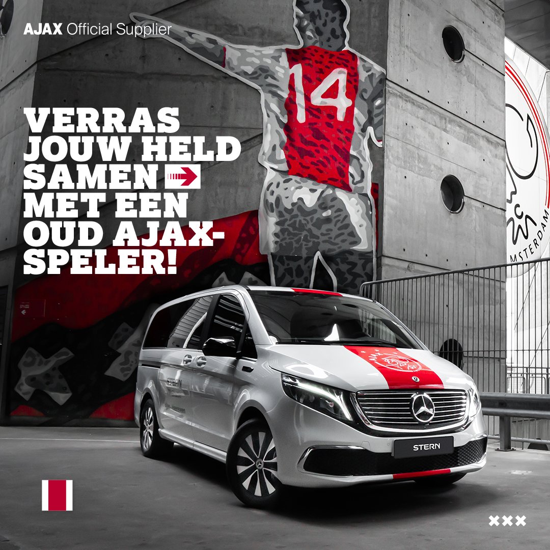 Nomineer jouw steun en toeverlaat en word geheel in Ajax-stijl door Mercedes-Benz-dealer Stern naar de Johan Cruijff ArenA gebracht voor Ajax - Heerenveen!⚽️

Meedoen kan tot 6 mei, dus met wie wil jij hier bij zijn? acties.ajax.nl/stern