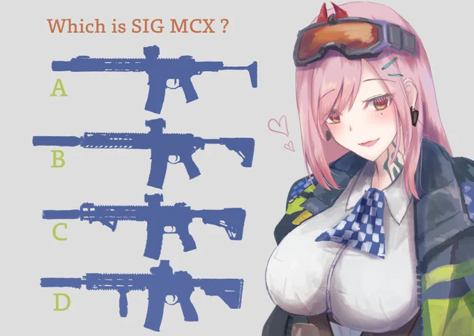 Which is SIG MCX ?
喰われる。。。 