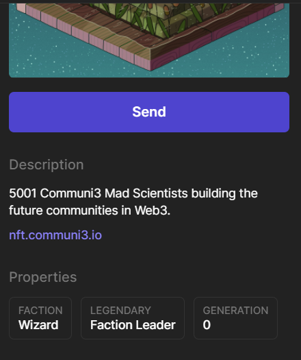 waveydebed's tweet photo. i think i just minted a legendary for the first time in my life @communi3_io https://t.co/px0aiIzYMi