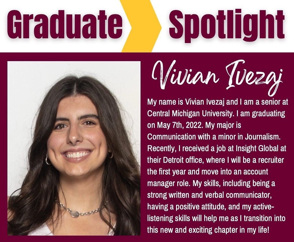 cmichcom's tweet photo. Graduation is this weekend and we’re celebrating our seniors!

Congrats Jenna, Vivian, Kaitlyn, and Caroline! 

🎓🔥🆙

#graduation #graduation2022 #fireupchips #fireupforever https://t.co/T7C4Wk3xPd