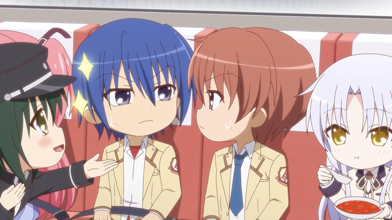 トラタク 声優好き かぎなど2期16話のangel Beats 組が臨海学校のバスをジャックする話は凄く面白かったな リトバス組と音無が事故のトラウマが蘇っていたのはかわいそうだったな バスに乗っていても麻婆豆腐食べるかなでは凄いな リライト組がいる