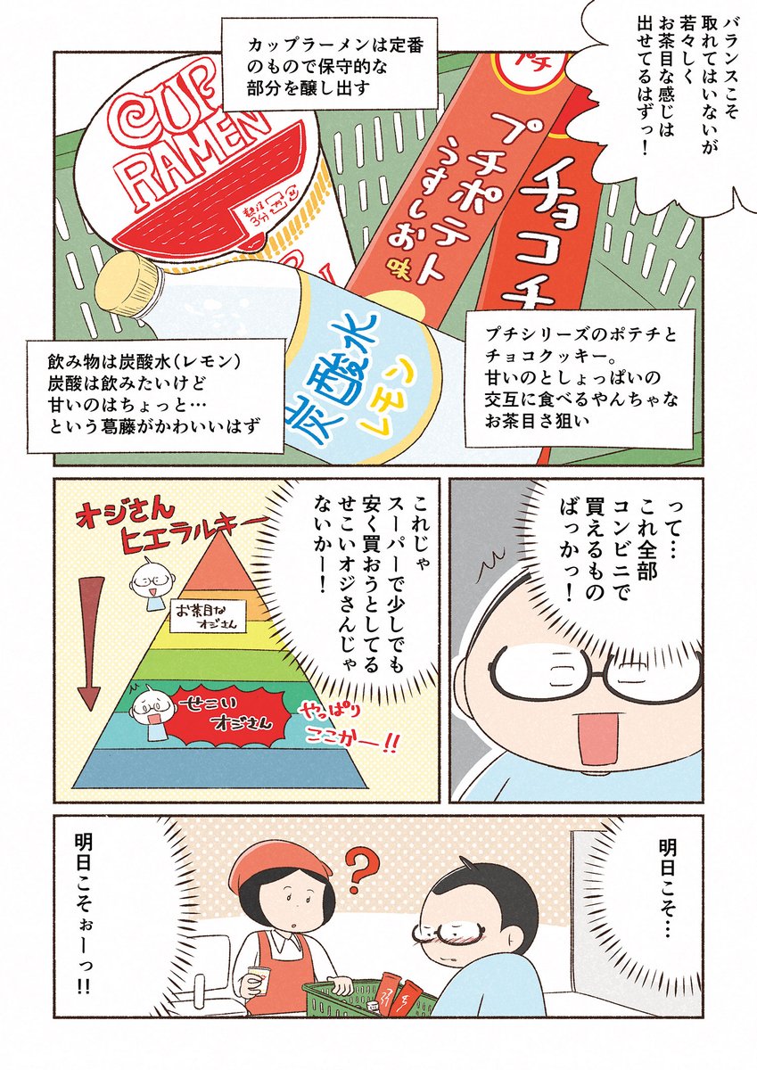 スーパーでオジさんヒエラルキーを気にしちゃう話(2/2)
#コミックエッセイ 