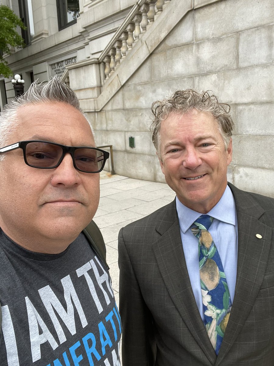 Waking to #scotus this morning and I chatted with @SenRandPaul who thanked us for our work Waking to the Supreme Court this morning and I chatted with Sen Rand Paul who thanked us for our work to protect life. We are the generation that will abolish Abortion!