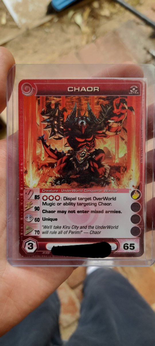 candlez_'s tweet photo. Beautiful cardboard #chaotic #chaor #tcg https://t.co/TfxFpK7I3H