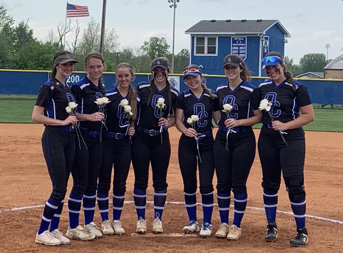 OCColonelNation's tweet photo. 🥎 A huge thank you to our Lady Colonel Seniors.  Many of these ladies have been varsity players for five years and have been part of four 🥇🥇🥇🥇district titles and two 🏆🏆8th Region Championships. https://t.co/bShitgtNjb