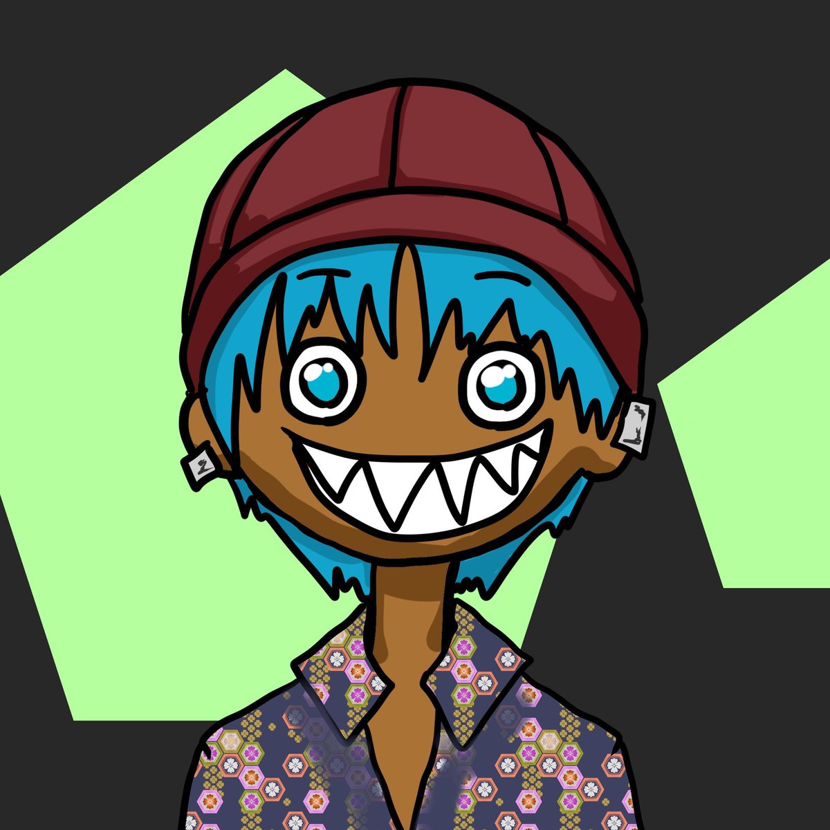 His code name is “Shark”.🦈🌊
With his sharp fangs...

He eats delicious food!!!🍴😋✨

opensea.io/assets/0x495f9…

#L_NFT #NFTs #nftart #NFTCollection