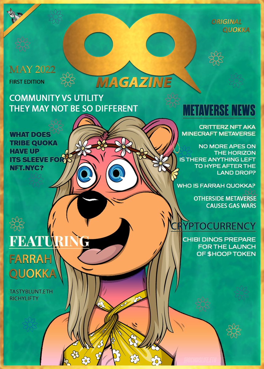Ocho 🤘🏾 (@ochoislife) on Twitter photo Dropping monthly....Bridging communities together and updates on things happening within the space 💪🏾💯🔥 <a href="/TribeQuokka/">Tribe Quokka</a> <a href="/DinosChibi/">NotChibiDinos</a> <a href="/CritterzNFT/">CritterzNFT</a> <a href="/Tasty_Blunt/">TastyBlunt</a> @Smazackie Dropping monthly....Bridging communities together and updates on things happening within the space 💪🏾💯🔥 <a href="/TribeQuokka/">Tribe Quokka</a> <a href="/DinosChibi/">NotChibiDinos</a> <a href="/CritterzNFT/">CritterzNFT</a> <a href="/Tasty_Blunt/">TastyBlunt</a> @Smazackie