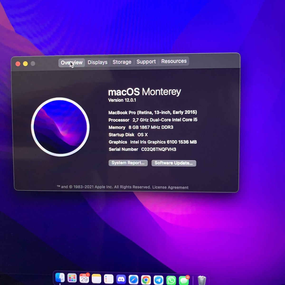erlanggajan's tweet photo. For Sale Macbook Pro 2015, Full Set, for more pict, spec &amp; price dm yaak https://t.co/zcK2geNEbV