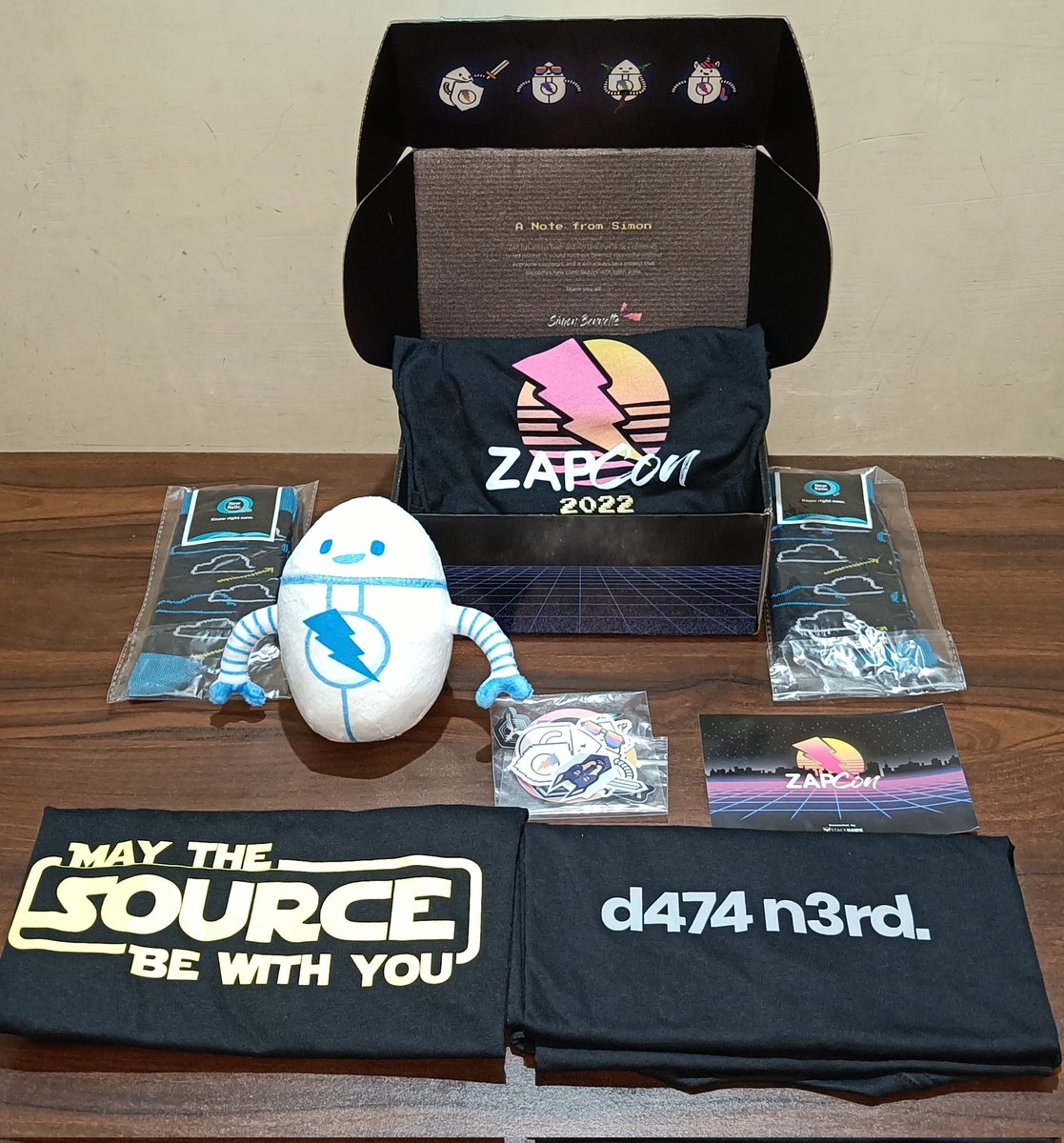 RishabhDhawad's tweet image. Swag Day ♥️🚀
Loved the Plushie Soft Toy from : @Zapcon_AZ #ZAPCon
@iLogoCustoms 
@atsigncompany @newrelic #ilogo #newrelic  #swags #goodies #Swag