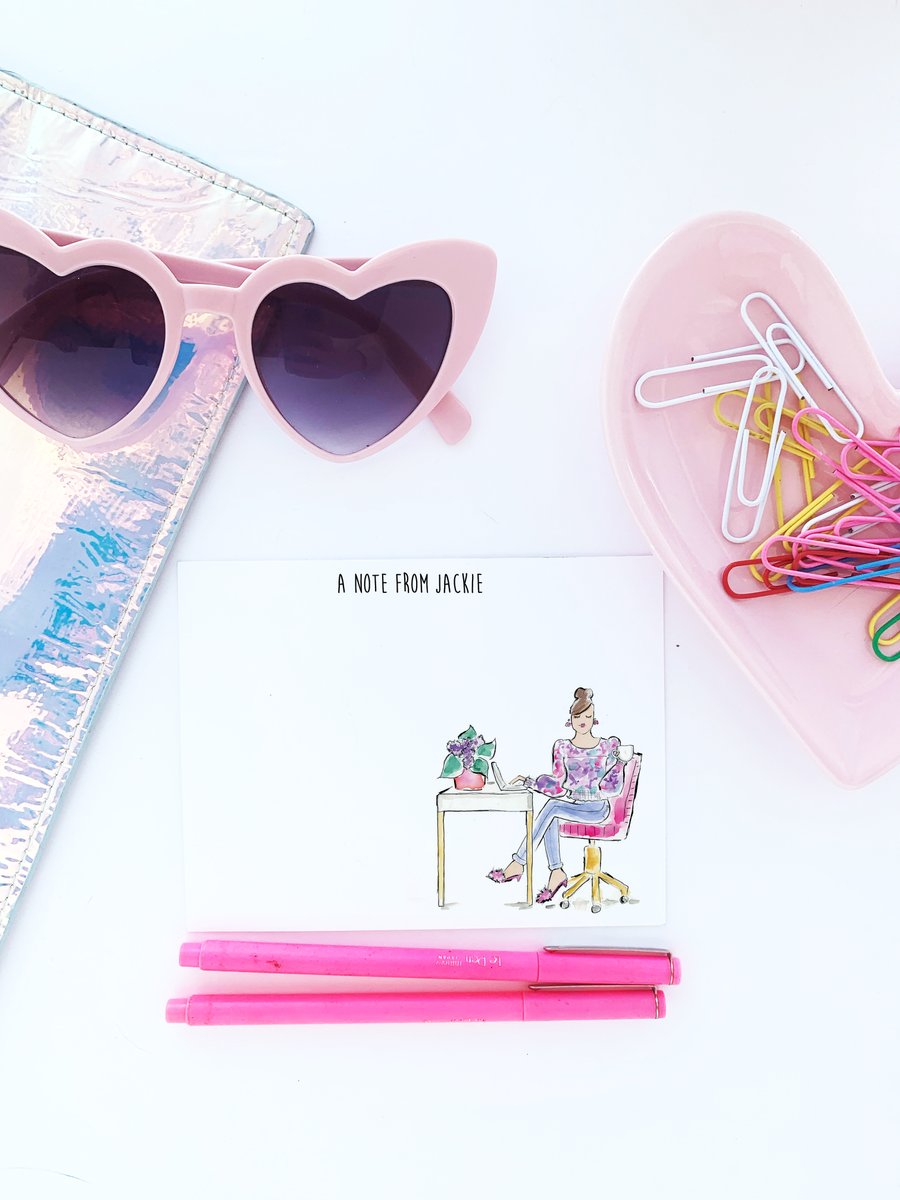 It's #teacherappreciationweek let them know how much you care with super cute stationery that is so them!!