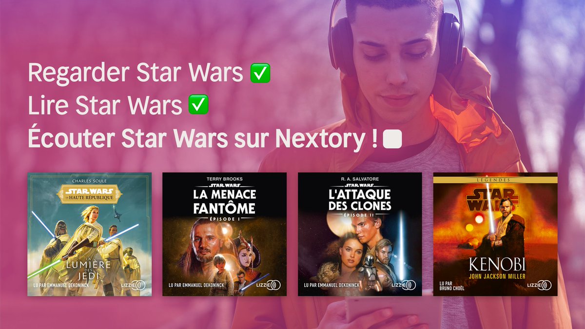 "J'ai vu tous les films, les docu et les making of... Et j'ai même écouté l'histoire sur #Nextory !" 

Pas de doute, c'est bien vous le plus grand fan de #StarWars 🔥 catalog.youboox.fr/fr/books/60543…

#MayTheFourthBeWithYou #Audio #LivreAudio #Lecture #MayThe4thBeWithYou