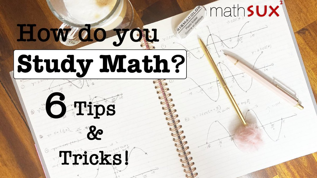 mathsux_org's tweet photo. Mornin' #math friends! Check out my 6 Tips for Studying Math in the video and link below! 

Is there another way you study maths I didn't mention here? Let me know!🤓⬇️📚

Post: https://t.co/nGhWuvJg2f

Video: https://t.co/i02wLriZLe

#iteachmath #TeacherAppreciationWeek #mtbos https://t.co/HiXKRgTzWZ