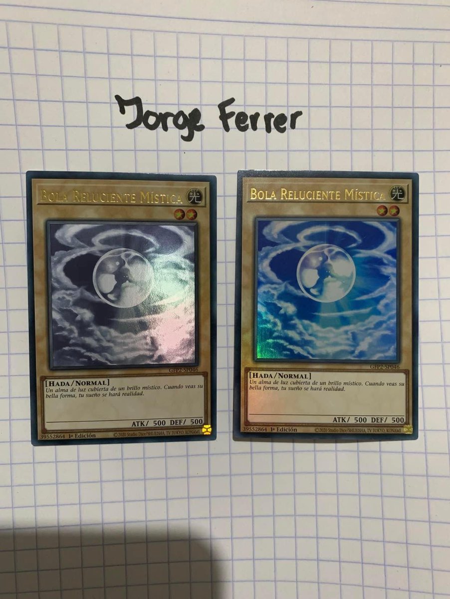 harphorror's tweet photo. found someone with a GFP2 ghost rare shine ball insane misprints #Yugioh #GFP2 #yugiohtcg https://t.co/qcXIAlDTpk