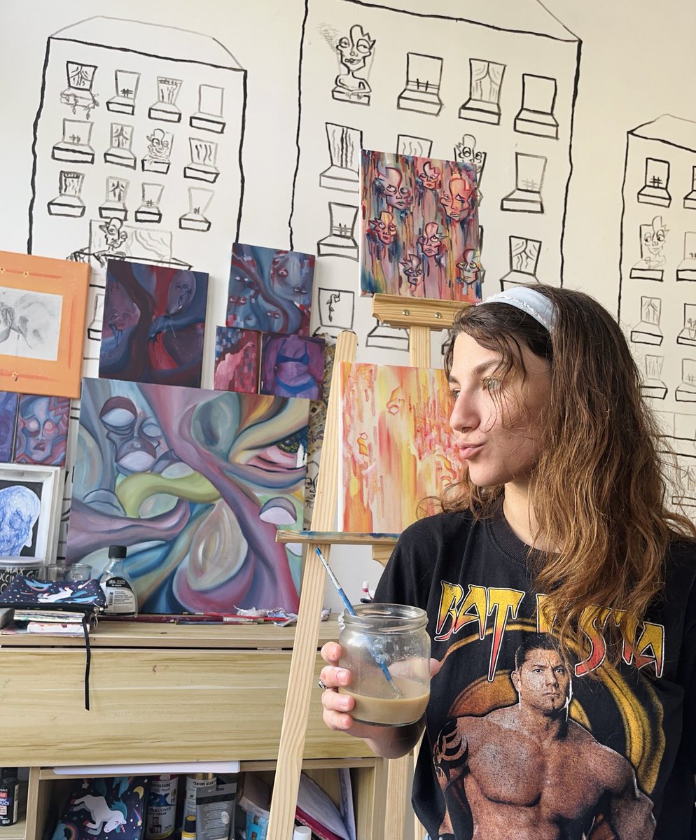 GM! I used my coffee instead of my turpentine jar by accident this morning😂
Has this ever happened to you?