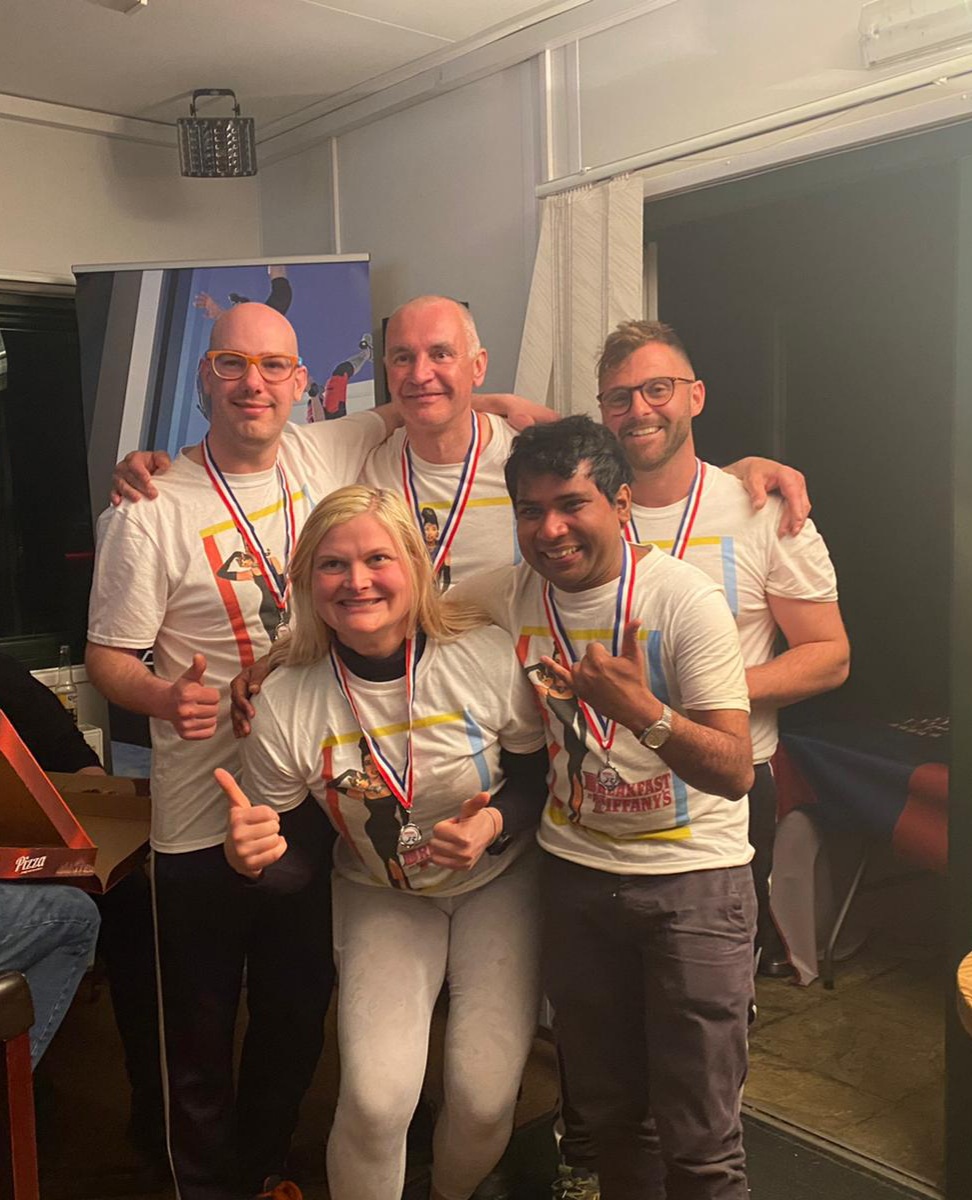 This bank holiday marks the first time I've competed nationally in five years. 

Also, the first time "Breakfast at Tiffany's" has jumped out of a perfectly good aeroplane. We somehow managed to get 🥈 !

Look forward to training and competing as a team in the 2022 season 🪂🪂🪂