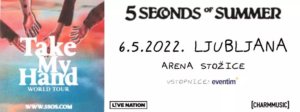 Global5SOS's tweet photo. There are still some tickets available for #TakeMyHandTourLjubljana show! If you are considering a trip, now is a good time 👀

Tickets here: https://t.co/O7OlC93uyu https://t.co/iYxktw7nt1