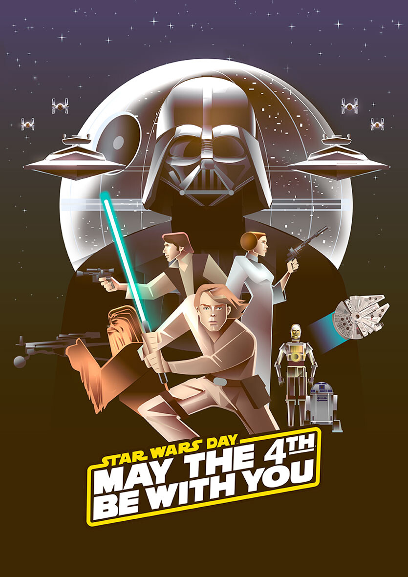 Happy Star Wars Day #MayThe4thBeWithYou