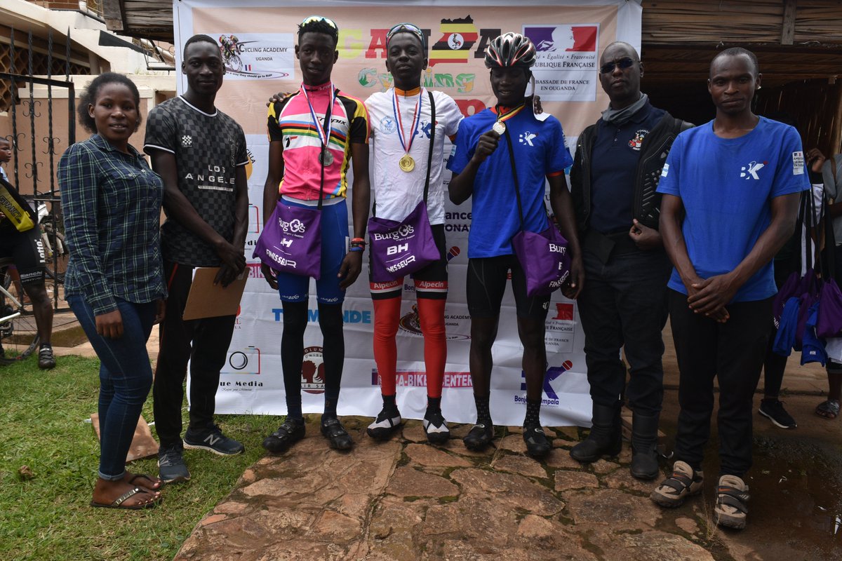 CyclingUganda's tweet photo. #ThankYouNoteCAU
We want to say thank you to @BonjourKampala for pushing @CyclingAcadUG 's posts to the far ends of the world. We also appreciate the gifts you offered in kind to our winners of the #UgandaCyclingCupUnder18Trials .
@FrenchEmbassyUg
@TV5MondeKampala https://t.co/ZhvHXh0uGG