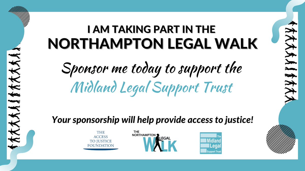 What have you planned on Thursday May 19th @ 5.30pm ?.... come and join me, and other members of the Law community of Northamptonshire to raise much needed funds for local law based charities....
atjf.enthuse.com/pf/northampton…