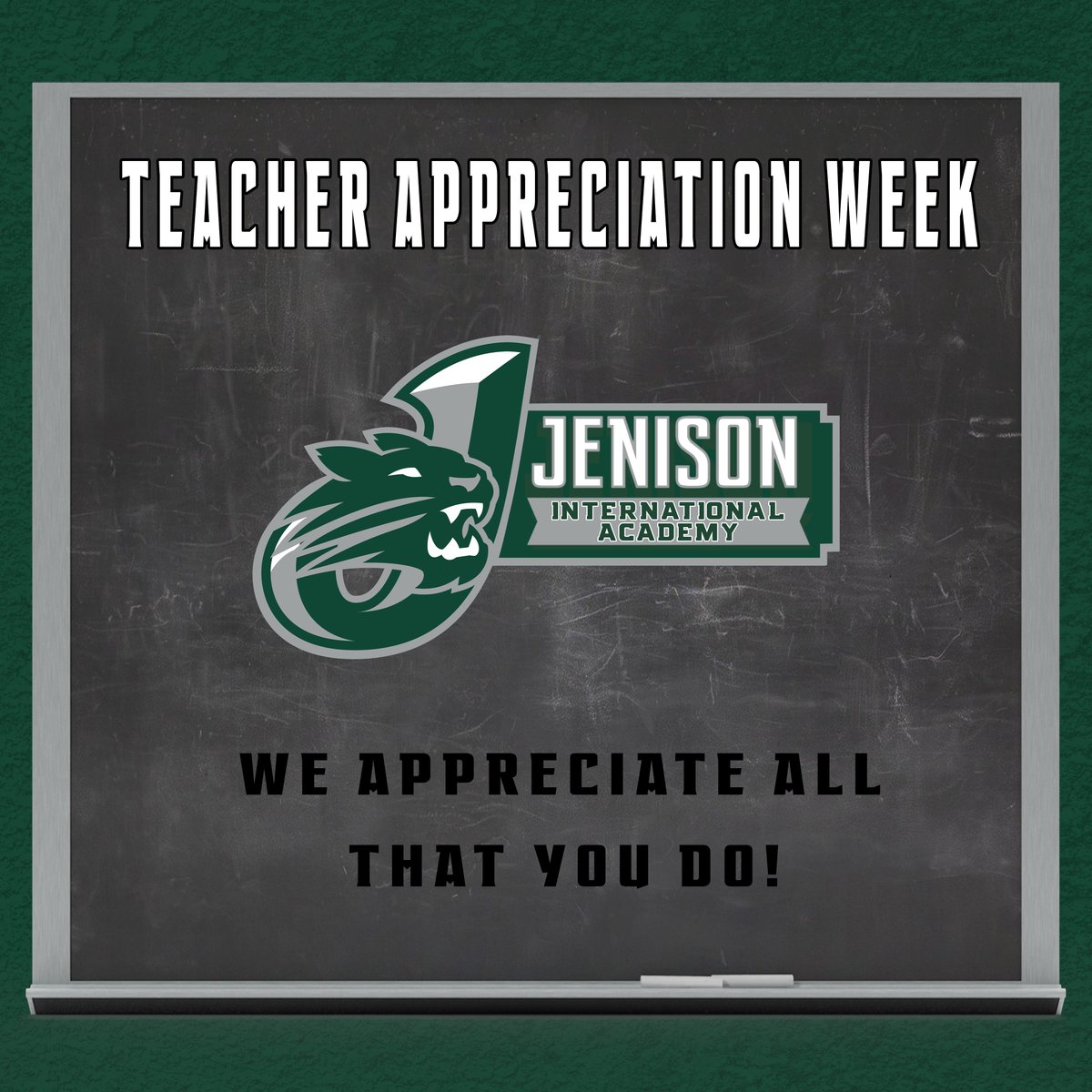JIAonline's tweet photo. Please help us wish all of our AMAZING JIA Teachers a happy Teacher Appreciation Week! You are so appreciated and we are thankful for all that you do to make JIA a great place to learn and grow. #JIAPride #WildcatWay 🐾 https://t.co/E25zWL8ozM