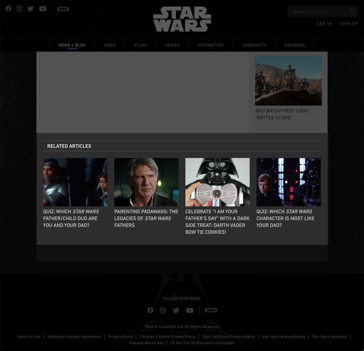 Happy #StarWarsDay!

#MayThe4thBeWithYou 

YARPP Related Posts powering starwars.com ❤️