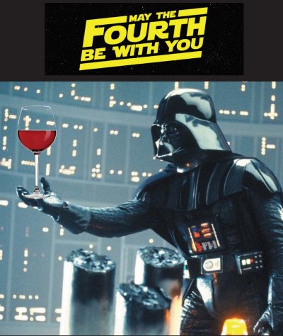 May the Force be with You… #MayThe4thBeWithYou #MayThe4th #StarWarsDay #StarWars #wine #winelover #cheers #Mayo2022 #4demayo