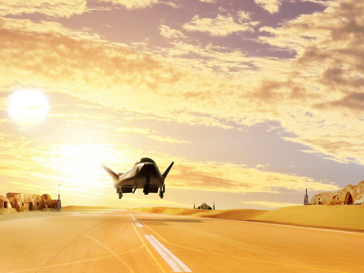 SierraSpaceCo's tweet image. The force is strong with this one...

Capable of landing on any commercial runway in the galaxy.

#MayThe4thBeWithYou #StarWarsDay