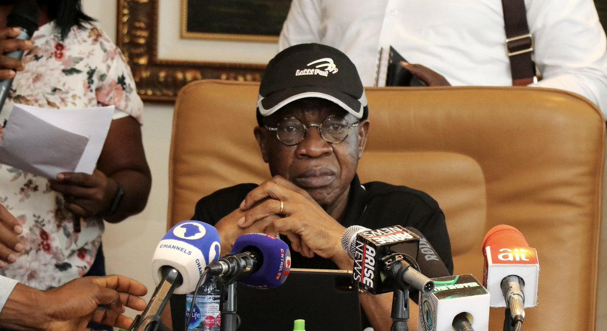 REMARKS BY THE HONORABLE MINISTER OF INFORMATION & CULTURE, ALHAJI LAI MOHAMMED DURING VISIT TO #LEK...