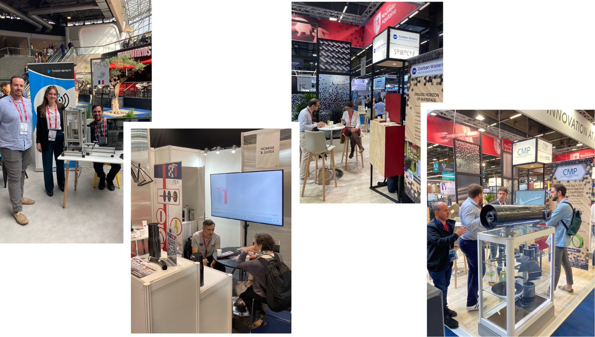Bdx_Technowest's tweet photo. 📣 Les startups de la technopole exposent au #JECWorld2022 à Paris du 3 au 5 mai💡⚙️
Retrouvez sur le salon :
👉#3DITEX
👉#CMPcomposites
👉@CarbonWaters
👉@TouchSensity
👉#Mecamicrodef https://t.co/mnzOHrPLuC