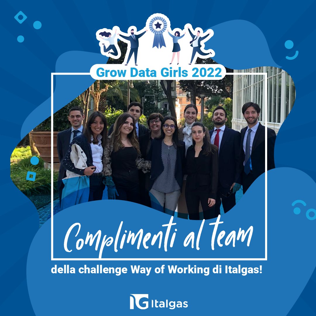Si è conclusa l'ultima edizione di “Data Girls” della <a href="/LuissBusiness/">Luiss Business School</a>. Quest'anno la vittoria è andata al team della challenge #Italgas e #Bludigit. Complimenti a tutti i partecipanti! 
italgas.it/news/il-team-d… 
#GrowDataGirls22