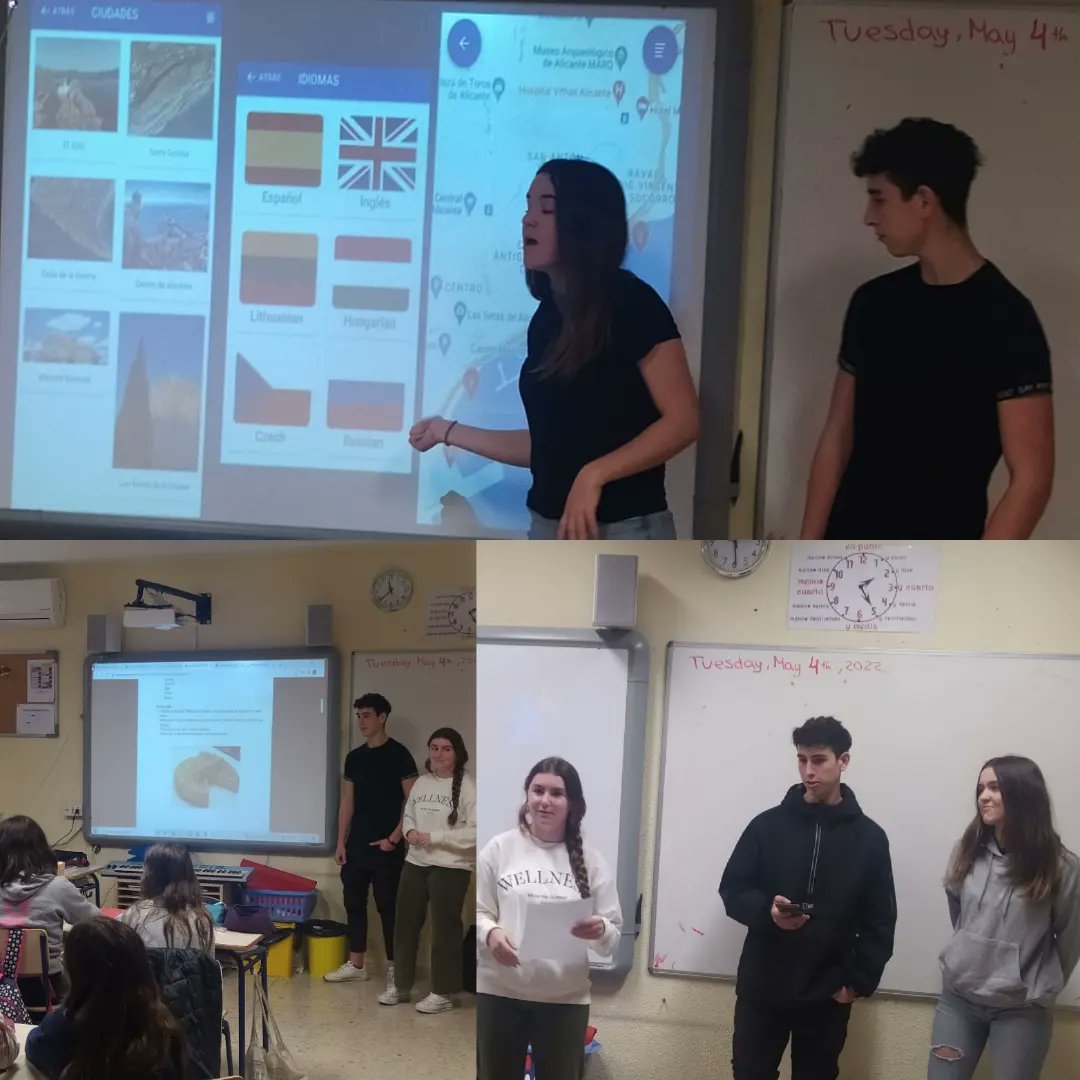 patriciammrico's tweet photo. Hoy cerramos las dos jornadas de difusión de nuestro @eTwinning_es NET4COM. Los alumnos de Bachillerato y los de Primaria estaban exultantes con el resultado. Estas sesiones de colaboración se enmarcan en el Plan de Transición y siempre son un éxito.  @Erasmus_project https://t.co/LbkqseF8hQ