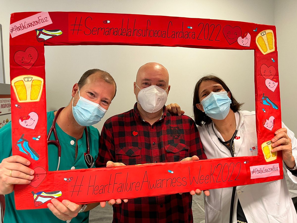 Esta semana celebramos #HeartFailureAwarenessWeek para concienciar a nuestros pacientes y cuidadores sobre la Insuficiencia Cardíaca. Hoy nos hemos animado con un photocall con ellos.