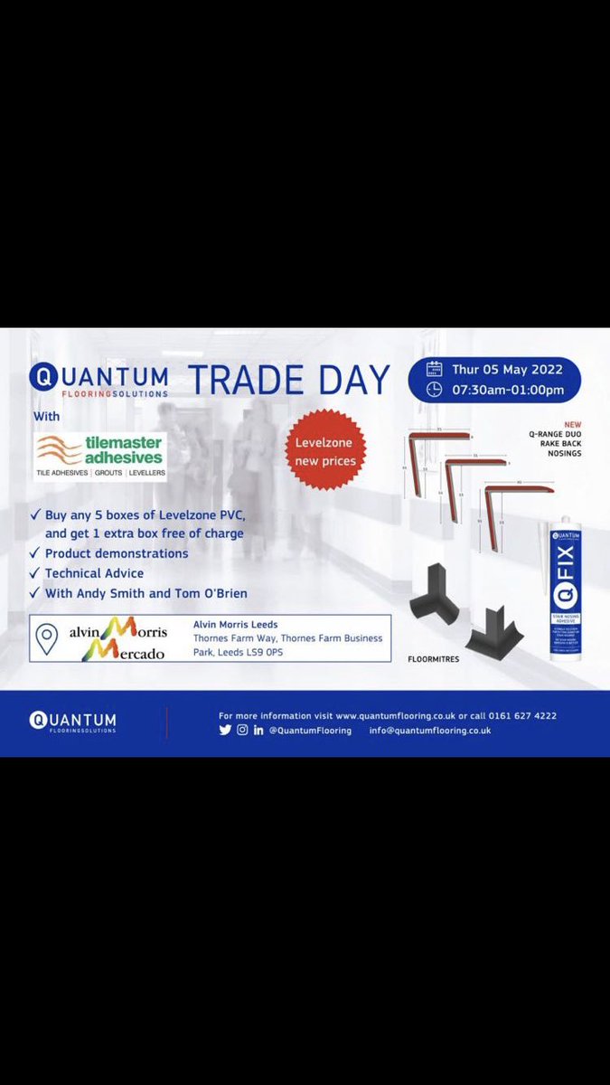 Trade day <a href="/Mercadoflooring/">Mercado</a> tomorrow LS9 0PS <a href="/tilemastertom/">TilemasterTom</a> <a href="/Tilemastermike1/">Mike Jones</a>